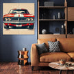 Classic Muscle Car Canvas
