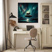 Highland Cow Mystique Canvas