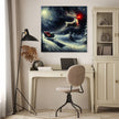 Stardust Christmas Night Canvas