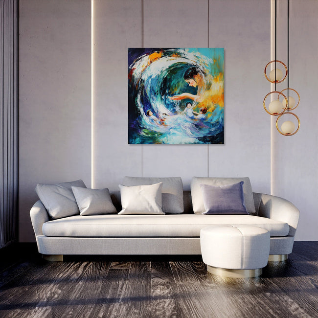 Oceanic Motherhood Canvas