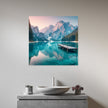 Mountain Lake Serenity Canvas