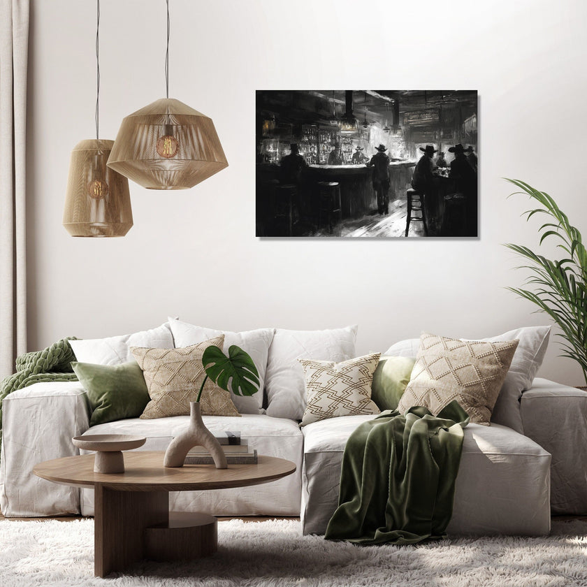 Western Saloon Canvas
