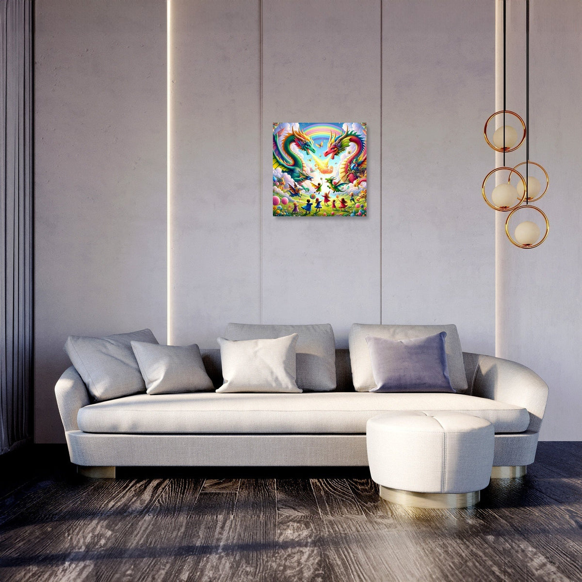 Dragon Playground Dreams Canvas