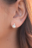 OCEANS NOOSA FRESHWATER PEARL EARRINGS GOLD