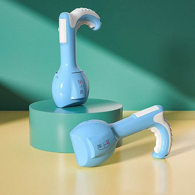 Haustier Kot aufsammeln für die Toilette