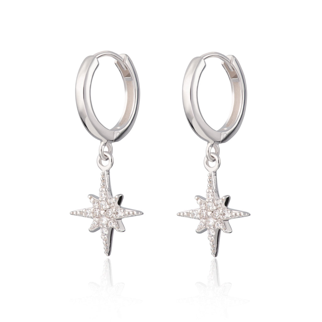 Starburst Hoop Earrings