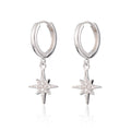 Starburst Hoop Earrings