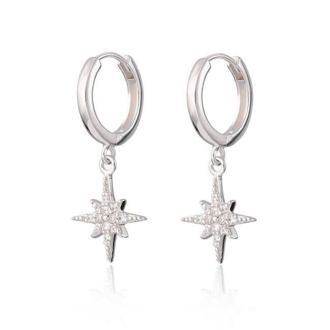 Starburst Hoop Earrings