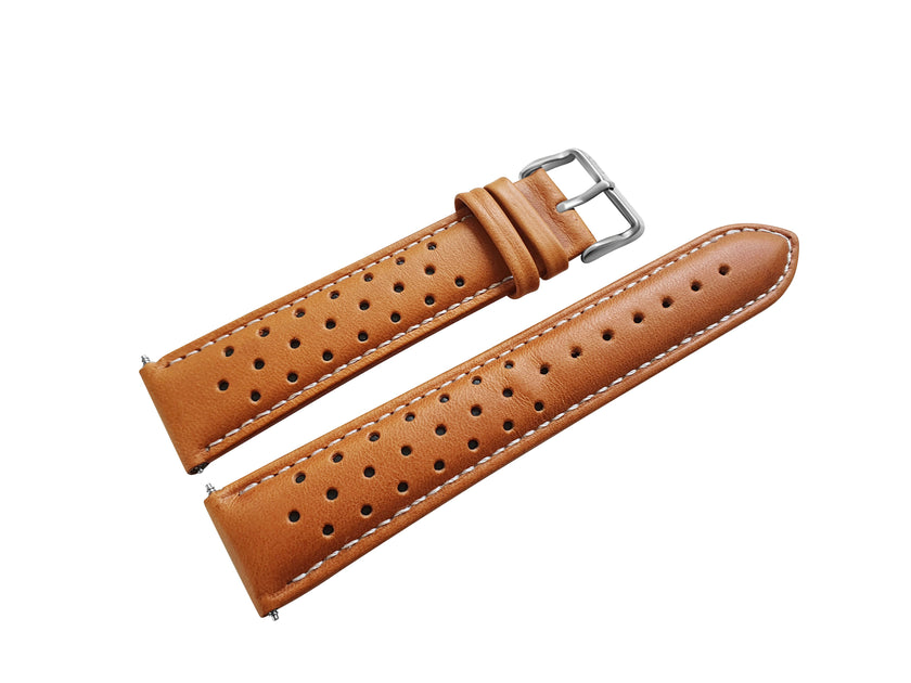 Tan Leather Rally Watch Strap