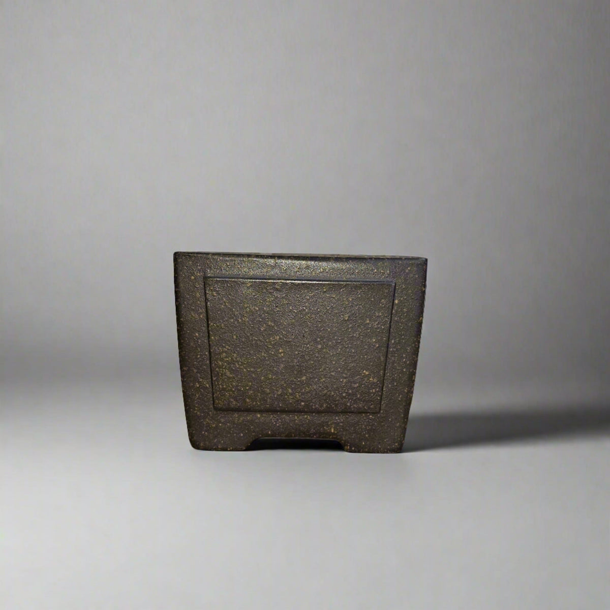 10cm Premium Unglazed Bonsai Pot | Cascade | 10cm x 10cm x 8cm | Brown