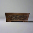 31cm Premium Unglazed Bonsai Pot | Rectangle | 31cm x 23cm x 11cm | Brown