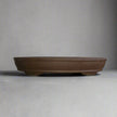 36cm Unglazed Bonsai Pot | Oval | 36cm x 25cm x 6cm | Brown