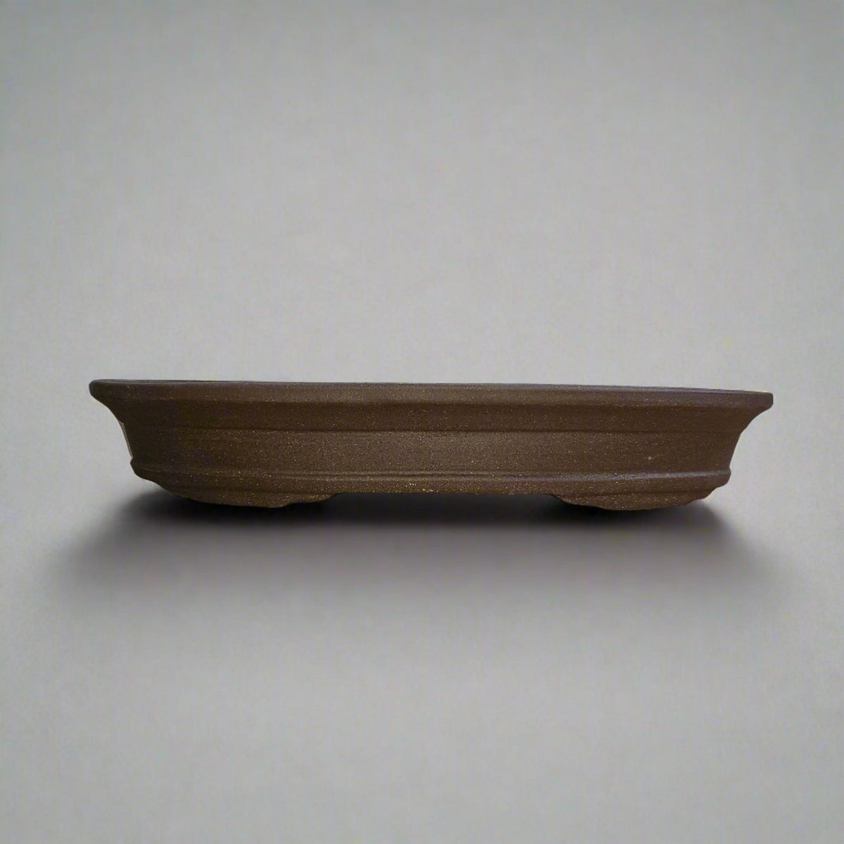 33cm Unglazed Bonsai Pot | Oval | 33cm x 23cm x 5cm | Brown