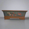 35cm Unglazed Bonsai Pot | Rectangle | 35cm x 26cm x 14cm | Brown