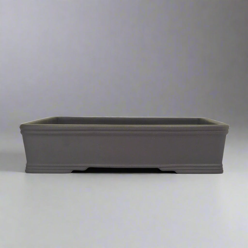 26cm Premium Unglazed Bonsai Pot | Rectangle | 26cm x 19cm x 6cm | Brown