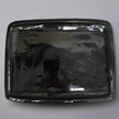 36cm Glazed Bonsai Pot Drip Tray | Rectangle | Black