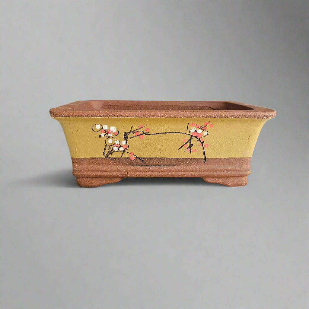35cm Unglazed Bonsai Pot | Rectangle | 35cm x 26cm x 14cm | Brown