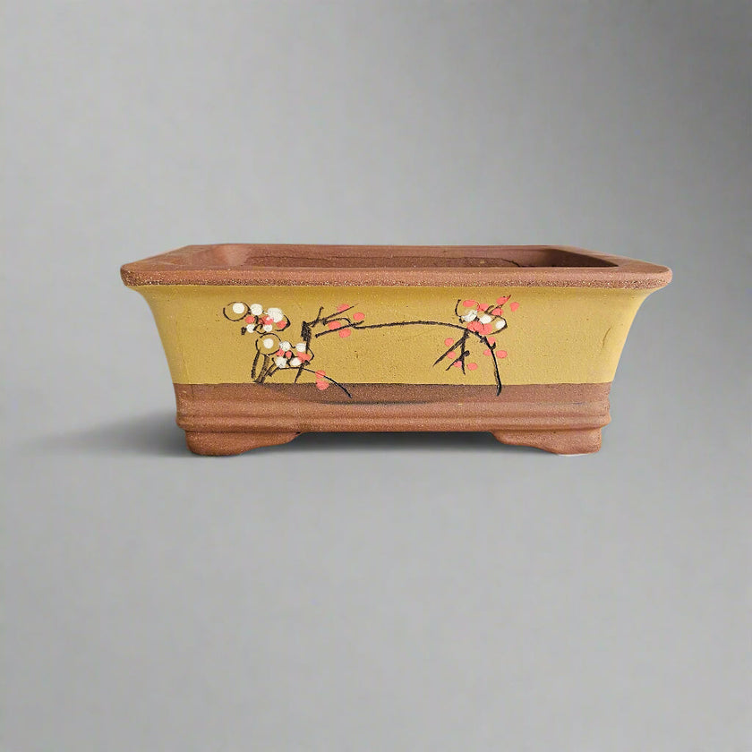35cm Unglazed Bonsai Pot | Rectangle | 35cm x 26cm x 14cm | Brown