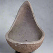 20cm Unglazed Bonsai Pot | Half-Moon | 20cm x 15cm x 17cm | Brown