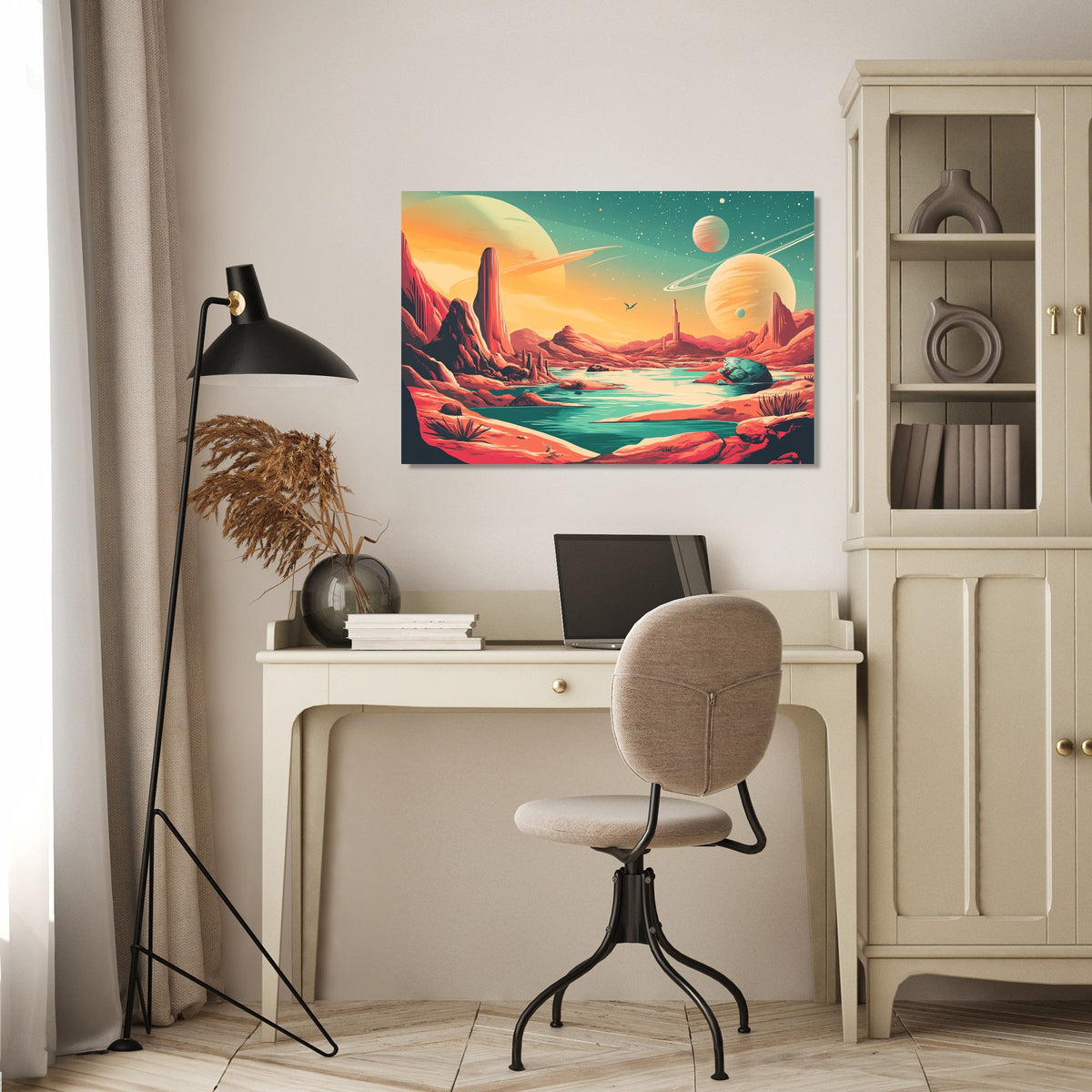 Galactic Flora Canvas