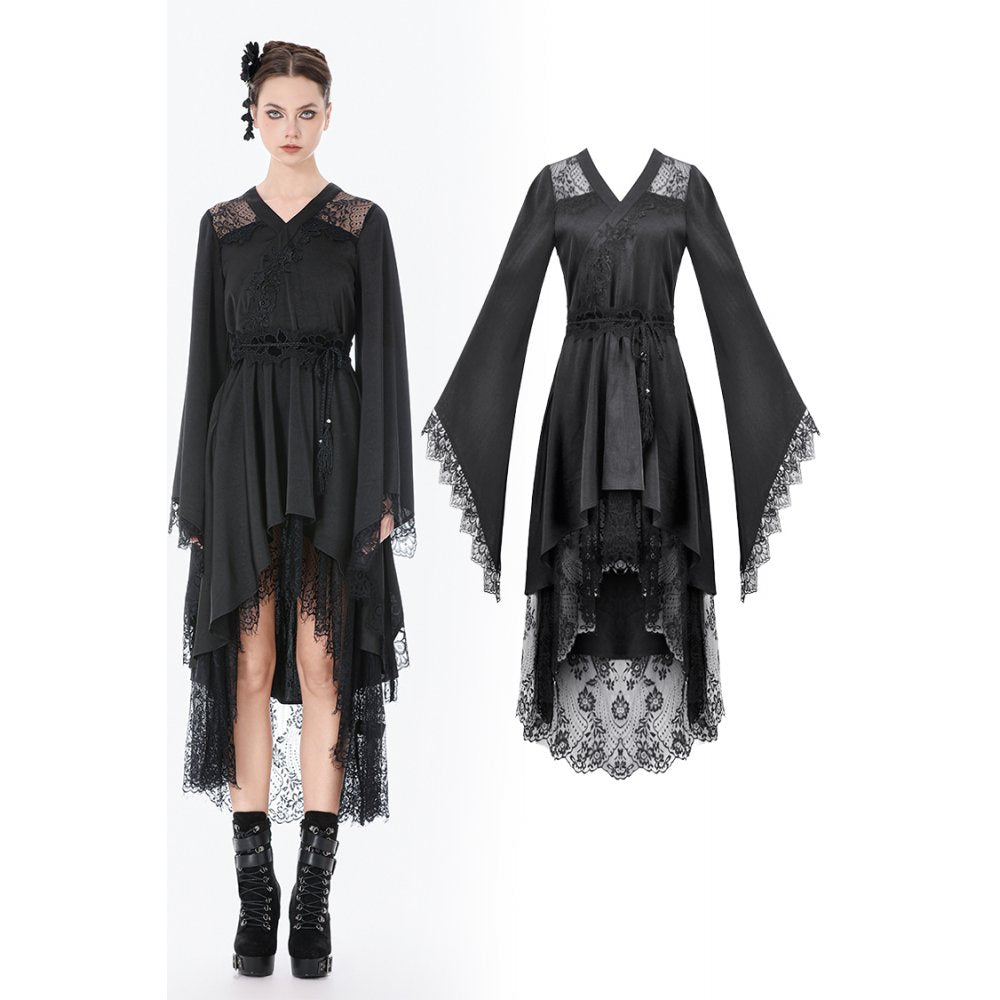 Dark in Love Selene Gothic Kimono Tail Dress