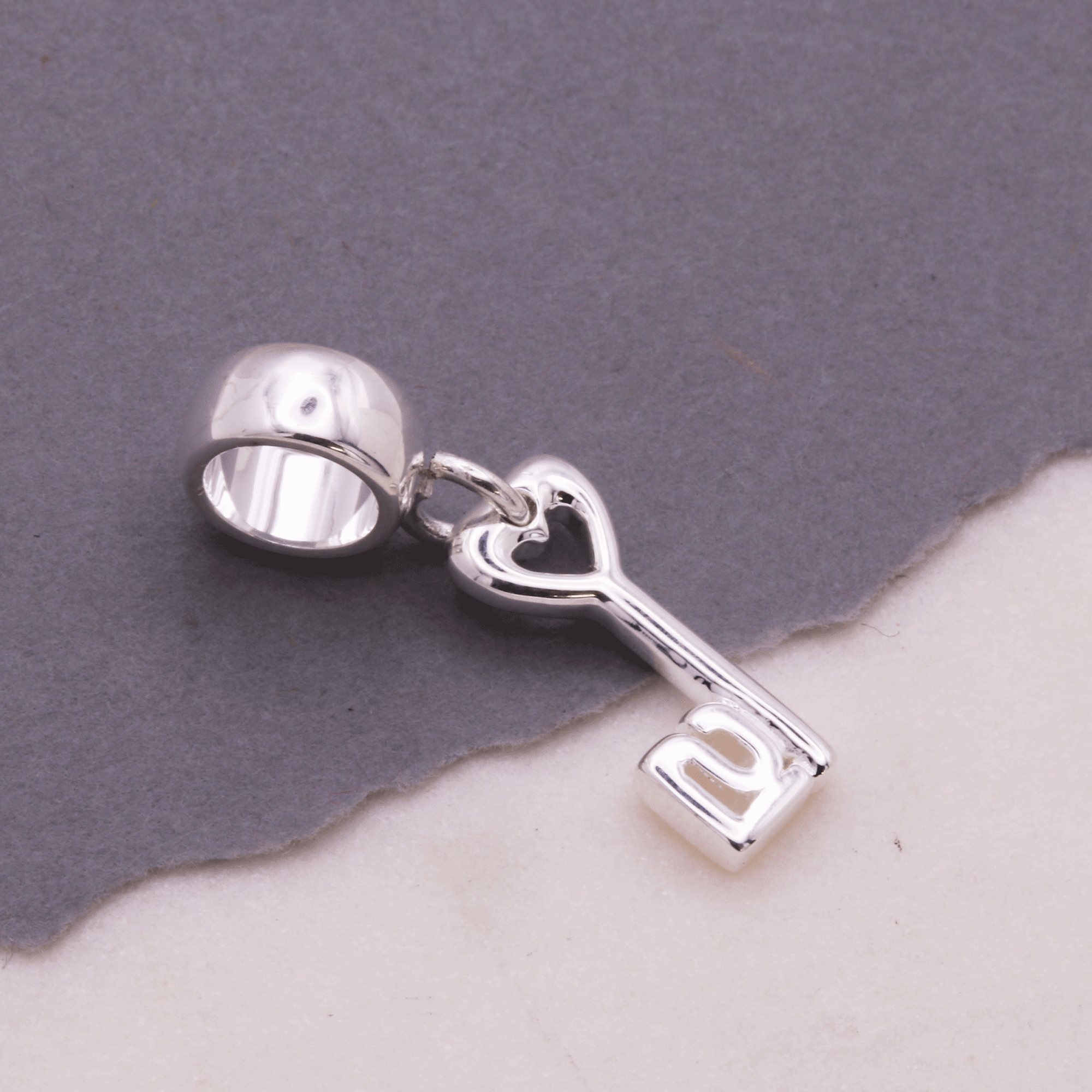 21st Birthday Silver Charm
