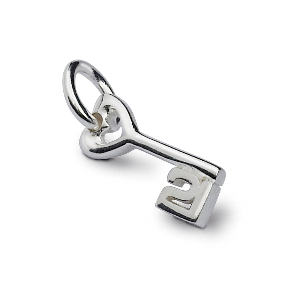 21st Birthday Silver Charm