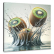 Kiwi Splash Elegance Canvas