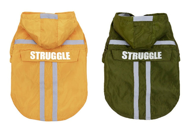 New Style Pet Raincoat With Reflective Strips