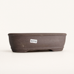 21cm Unglazed Bonsai Pot | Rectangle | 21cm x 16cm x 6cm | Brown