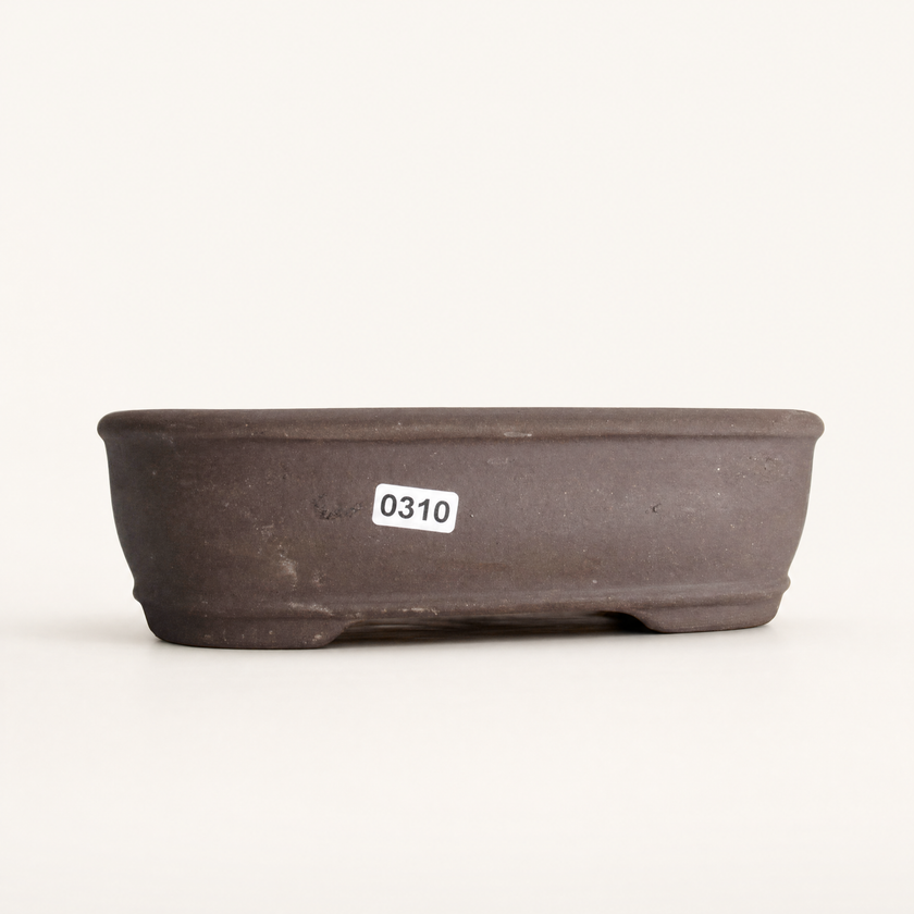 21cm Unglazed Bonsai Pot | Rectangle | 21cm x 16cm x 6cm | Brown