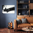 Black Cat Serenity Canvas