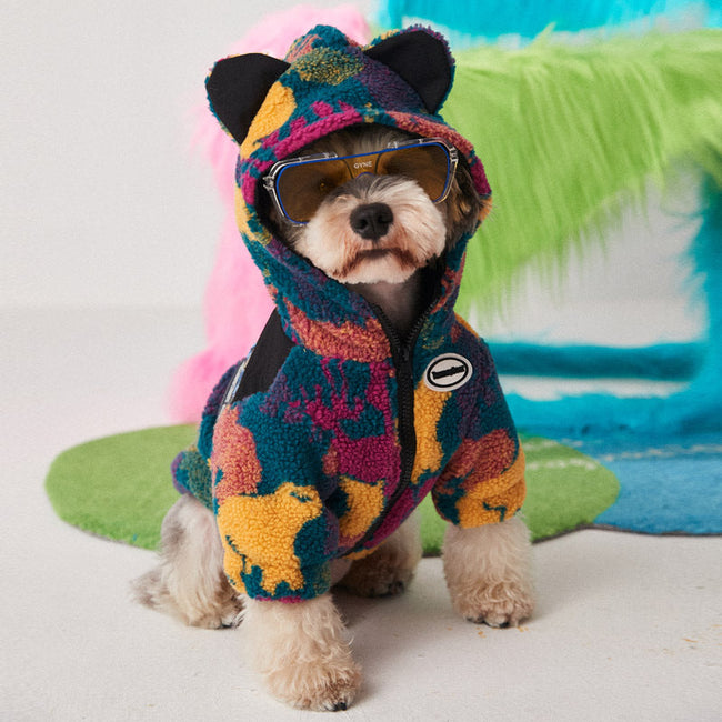 Hundekleidung Herbst und Winter Kleidung Haustier Klein- und Mittelgroße Hunde Dick Camouflage