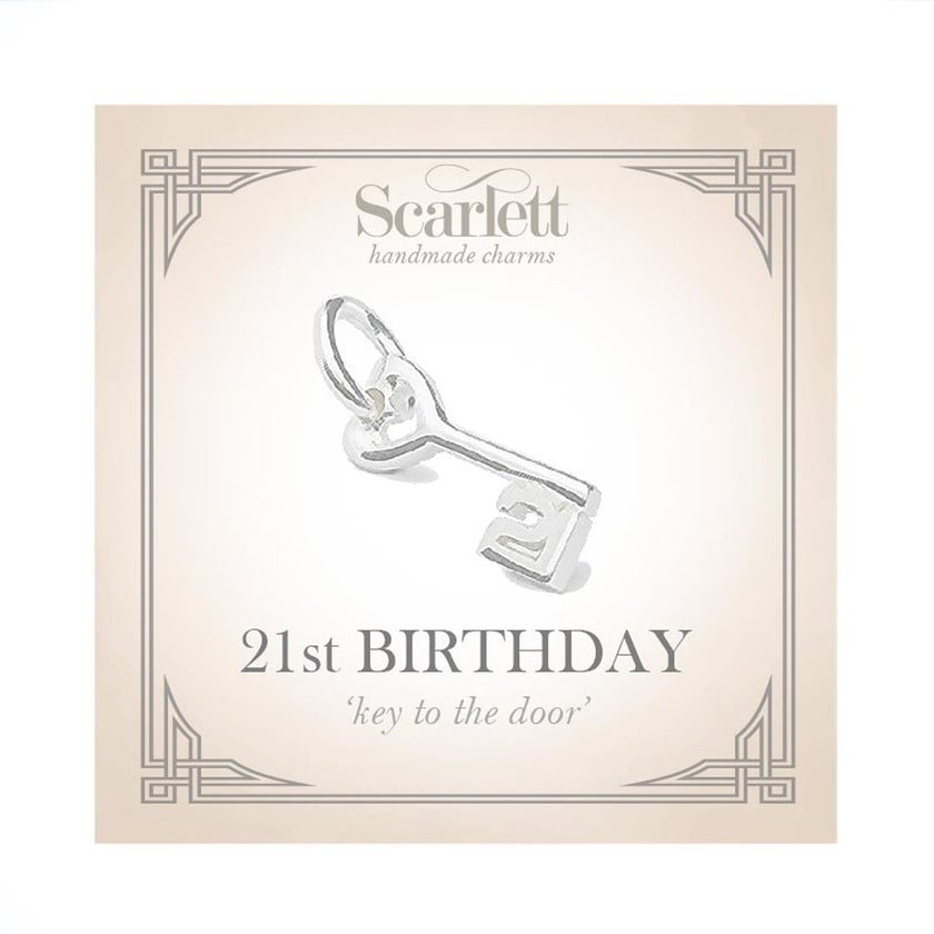 Silberanhänger zum 21. Geburtstag