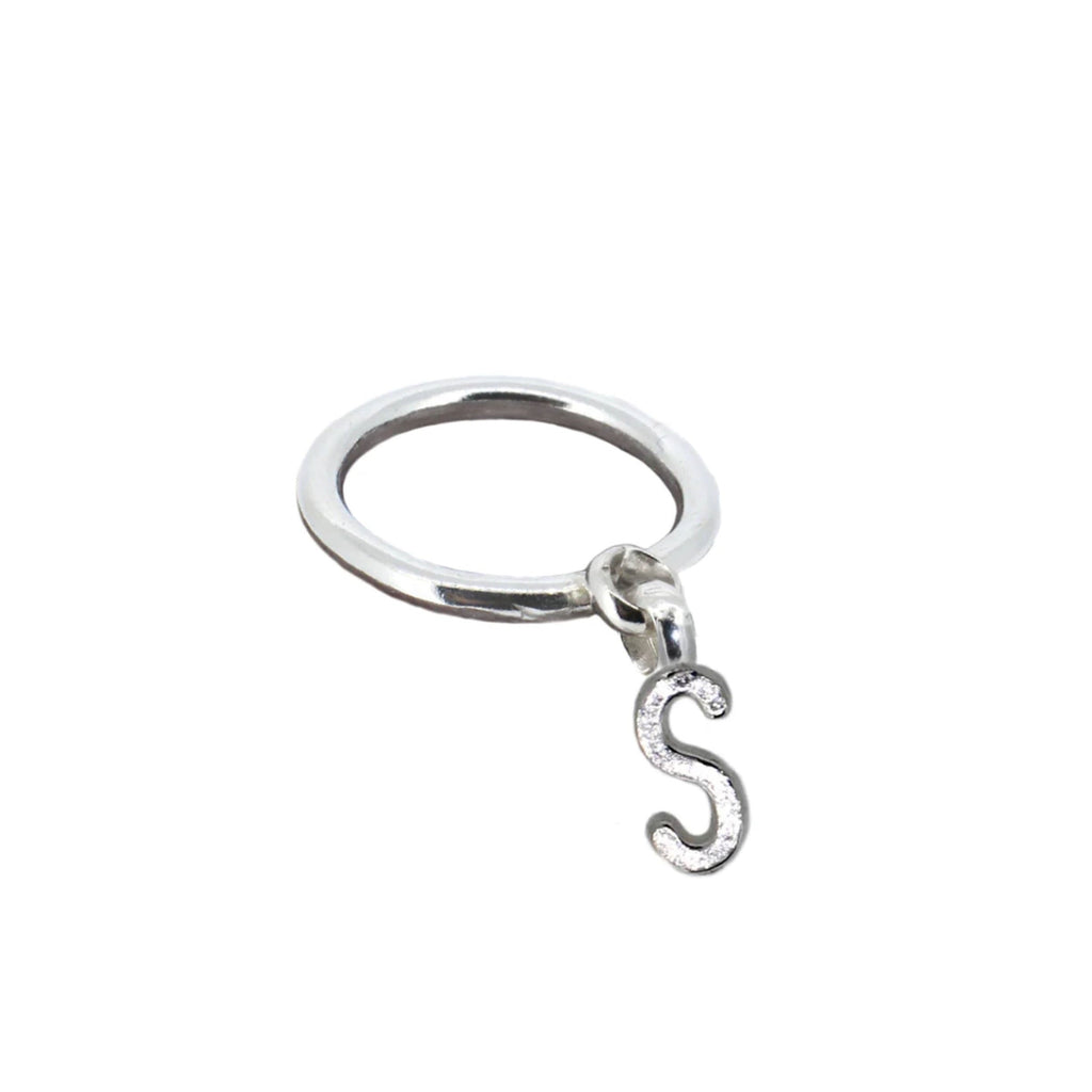 Alphabet Dangle Ring