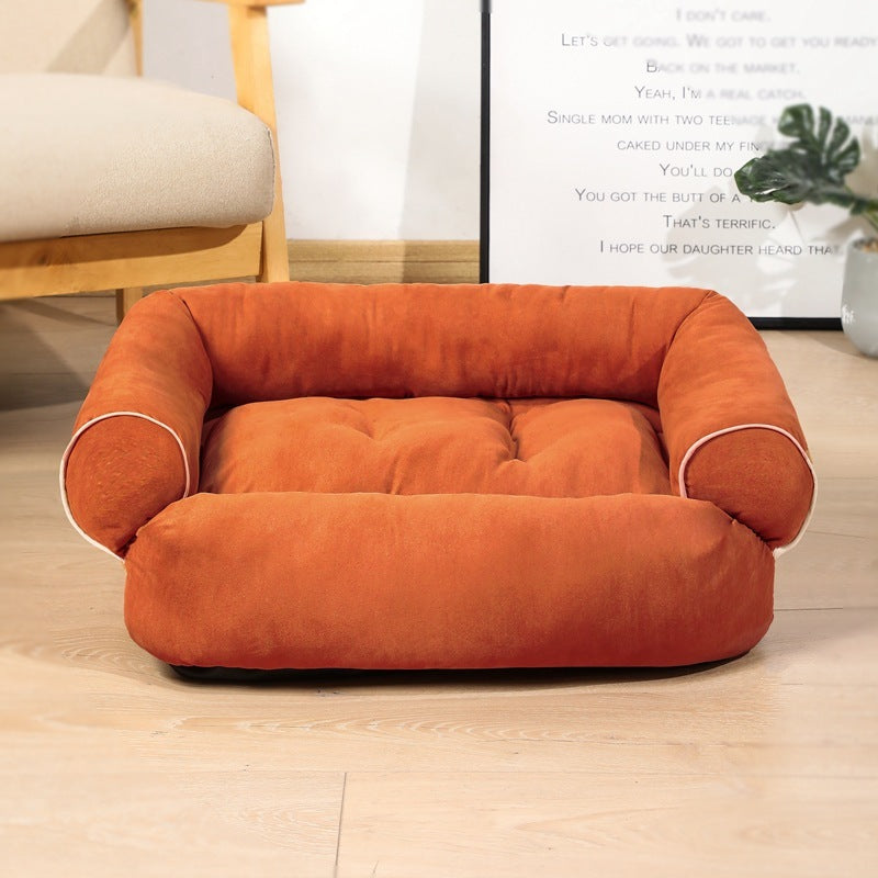 Sofá Cama para Perros, Saco de Dormir para Mascotas, Perrera, Sofá Cama para Gatos y Cachorros, Casa para Mascotas, Cojín de Camas Cálidas de Invierno