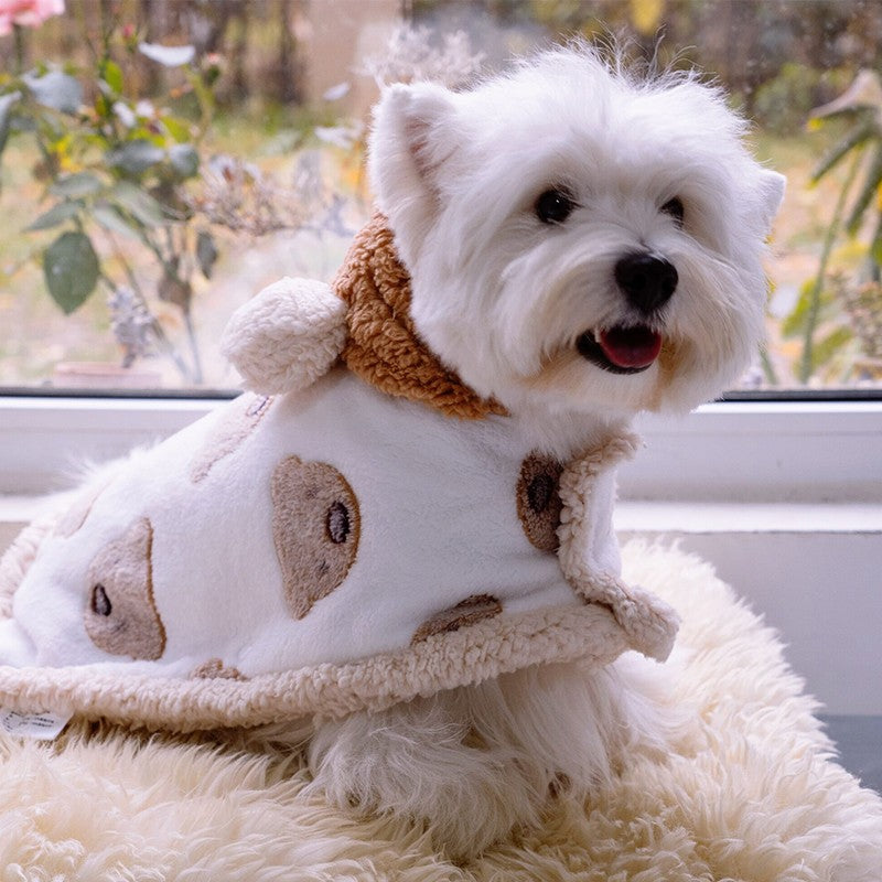Manta especial gruesa para perro, capa artefacto para dar calor