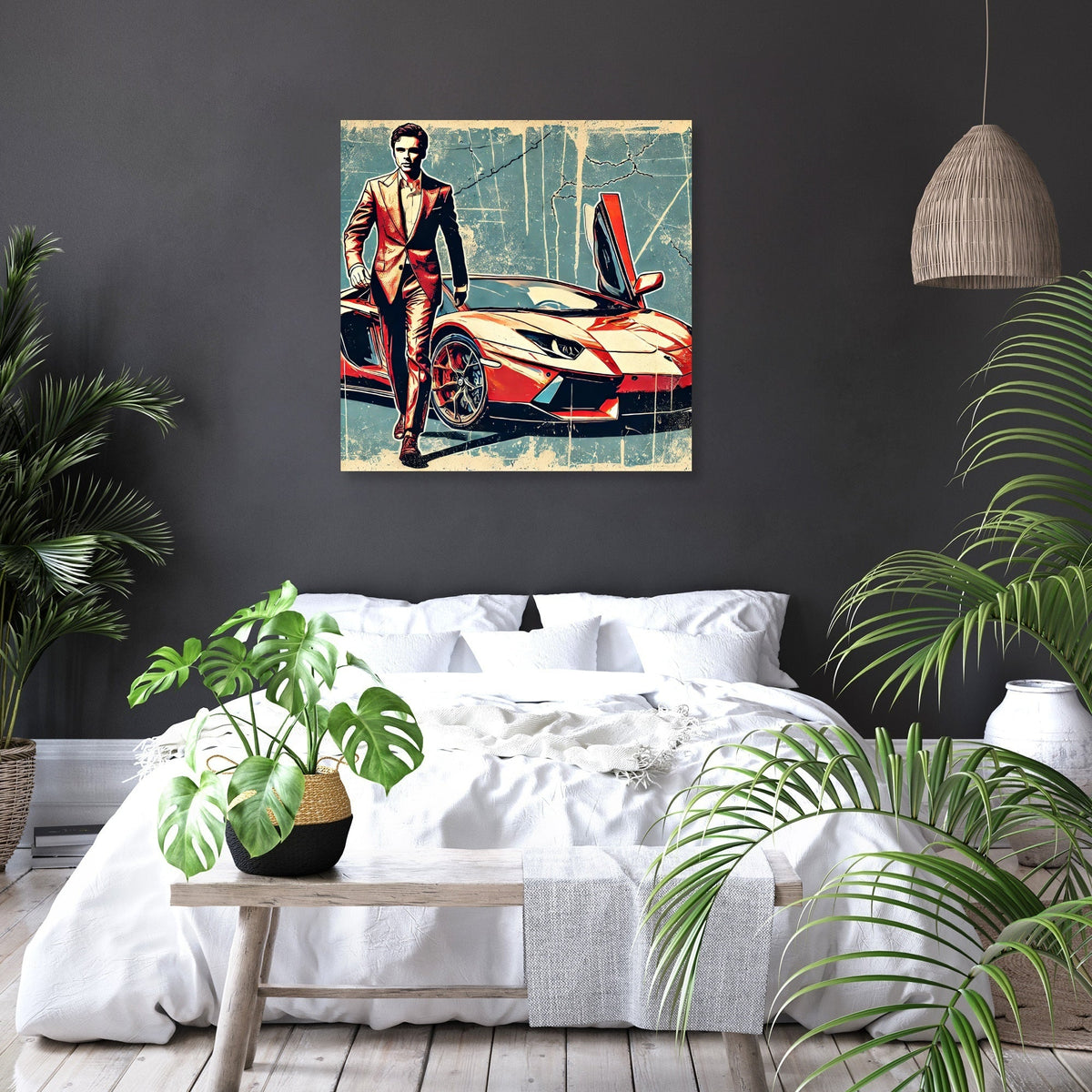 Hollywood Star Drive Canvas
