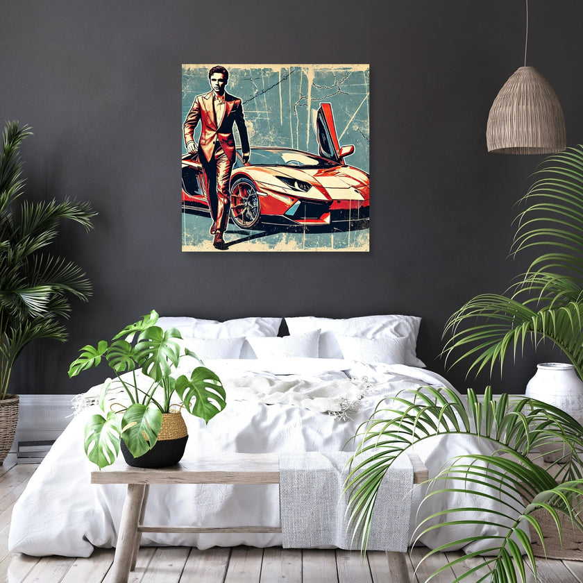 Hollywood Star Drive Canvas