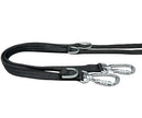 BTactical™ Nylon Frog Clip Dog Training Lead | 2m Anti Tangle - Midnight Black
