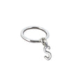 Anillo colgante con inicial
