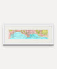 Mount's Bay Map - Full Length -  Watercolour Print