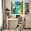 Tropical Island Escape Canvas