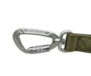 BTactical™ Extra-Strong Nylon Carabiner Clip Dog Lead | Khaki Green
