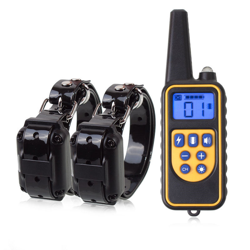 Collar de adiestramiento eléctrico para perros de 800m, dispositivo antiladridos