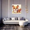 Playful Corgi Delight Canvas