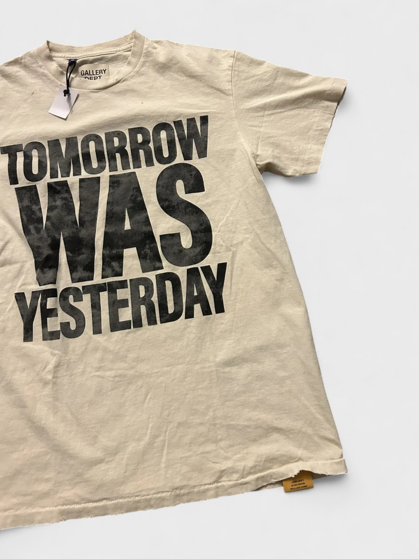 Yesterday Was Tomorrow Tee Archival White