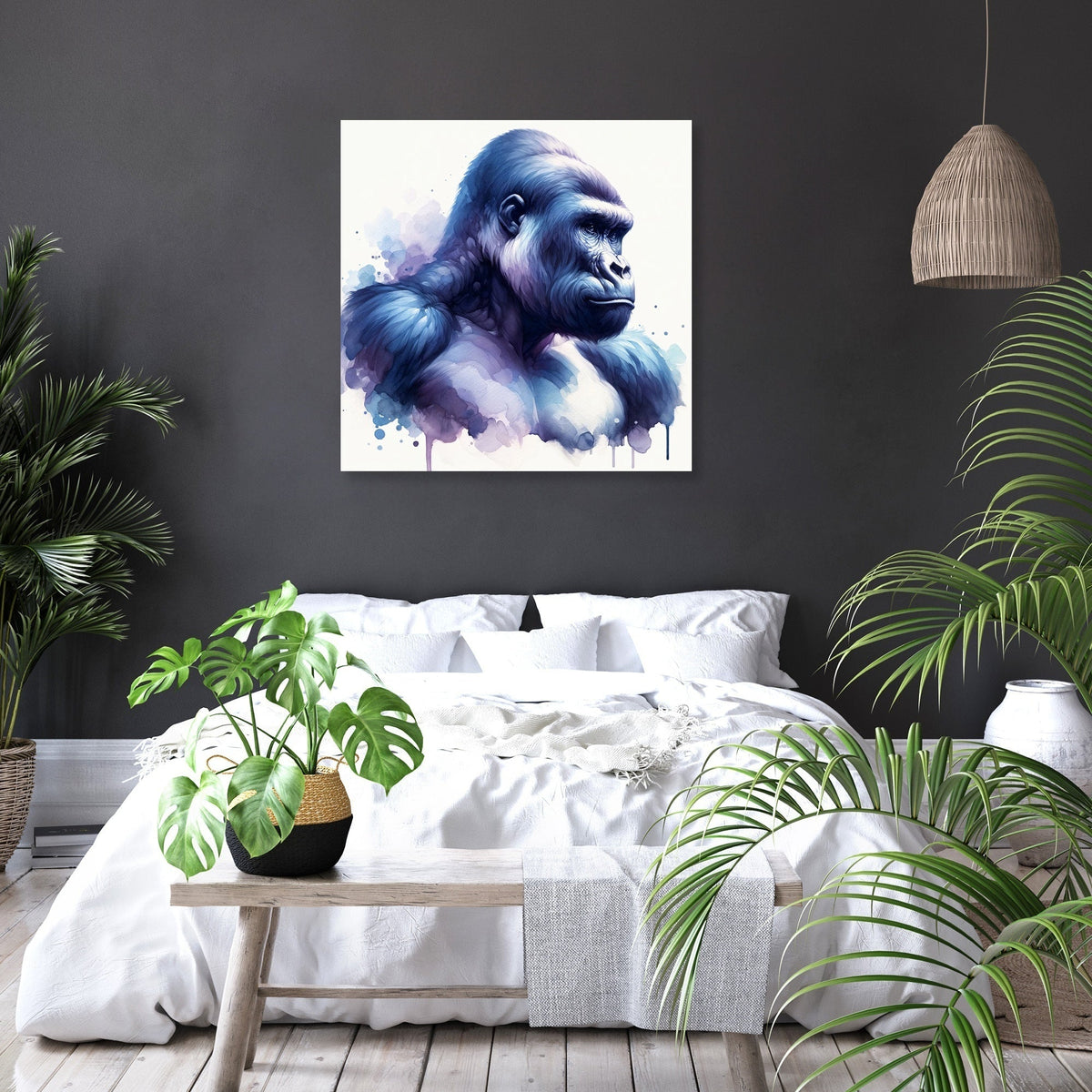 Noble Gorilla Canvas