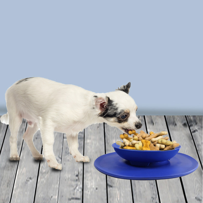 Silicone Suction Cup Folding Bowl for Dogs