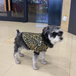Ropa de primavera y verano para perros con estampado de bronceado